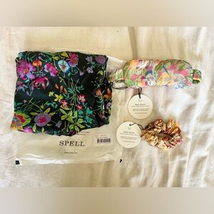 NWT SPELL BUNDLE | ReNew Tote Bag + Eye Mask + Scrunchy